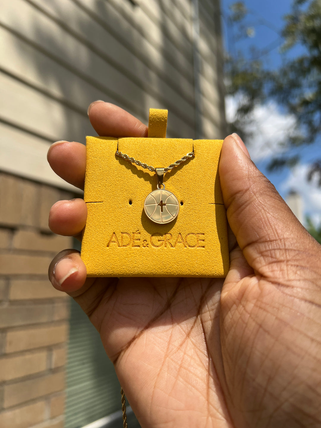 "Basketball x Cross" Necklace