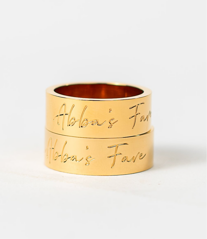 "Abba's Fave" Ring
