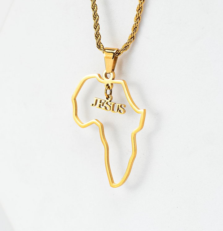 "Africa X Jesus" Necklace
