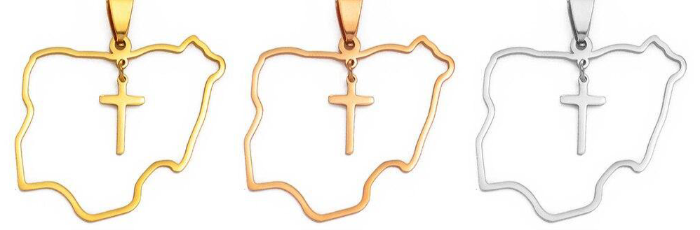 "Nigeria X Cross" Necklace