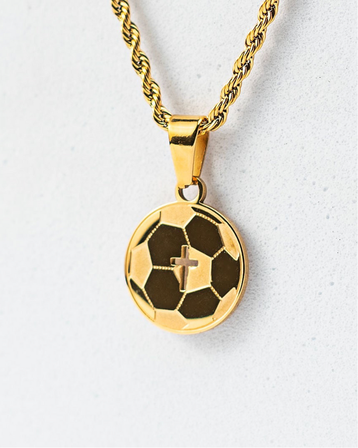 "Soccer x Cross" Necklace