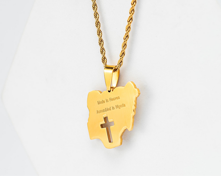 "Made in Heaven| Assembled in Nigeria" Necklace