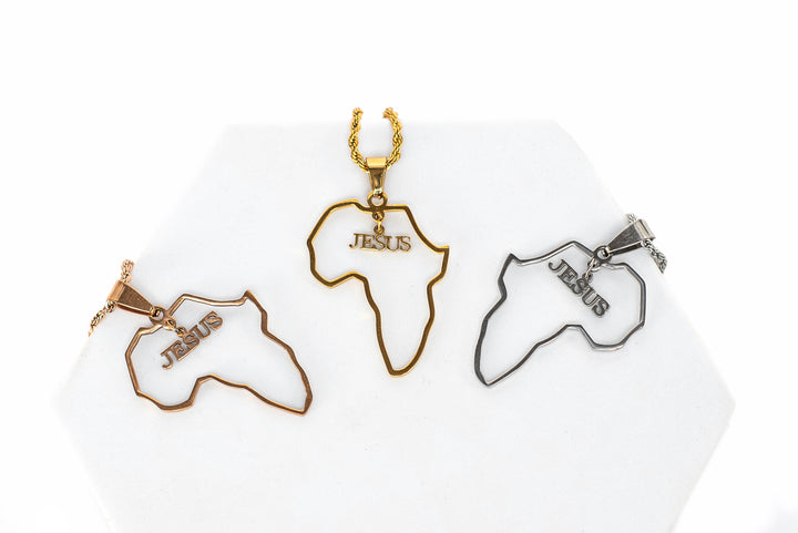 "Africa X Jesus" Necklace