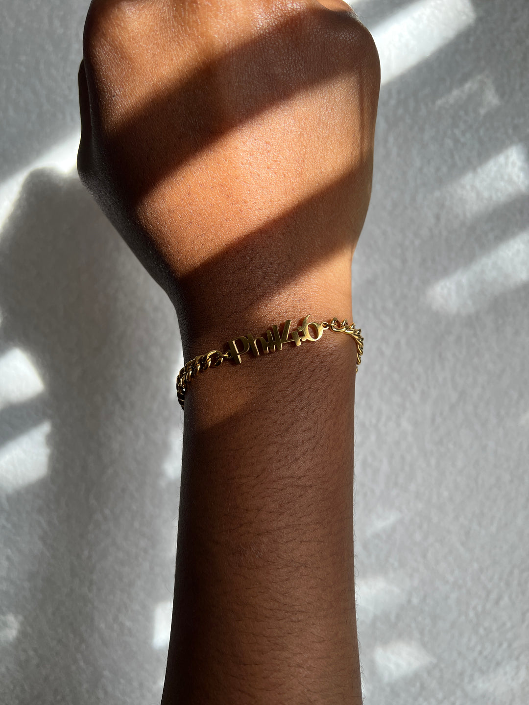 “Phil 4:6” Cuban bracelet