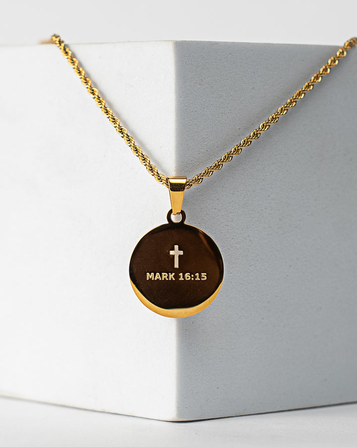 “For the World” [Globe x Cross] Necklace