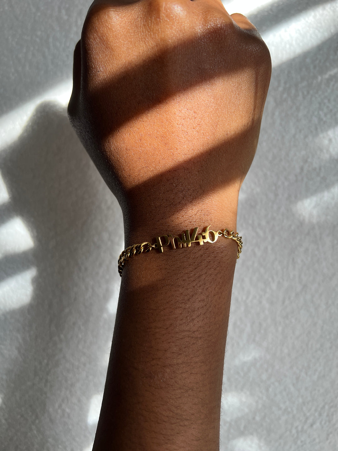 “Phil 4:6” Cuban bracelet