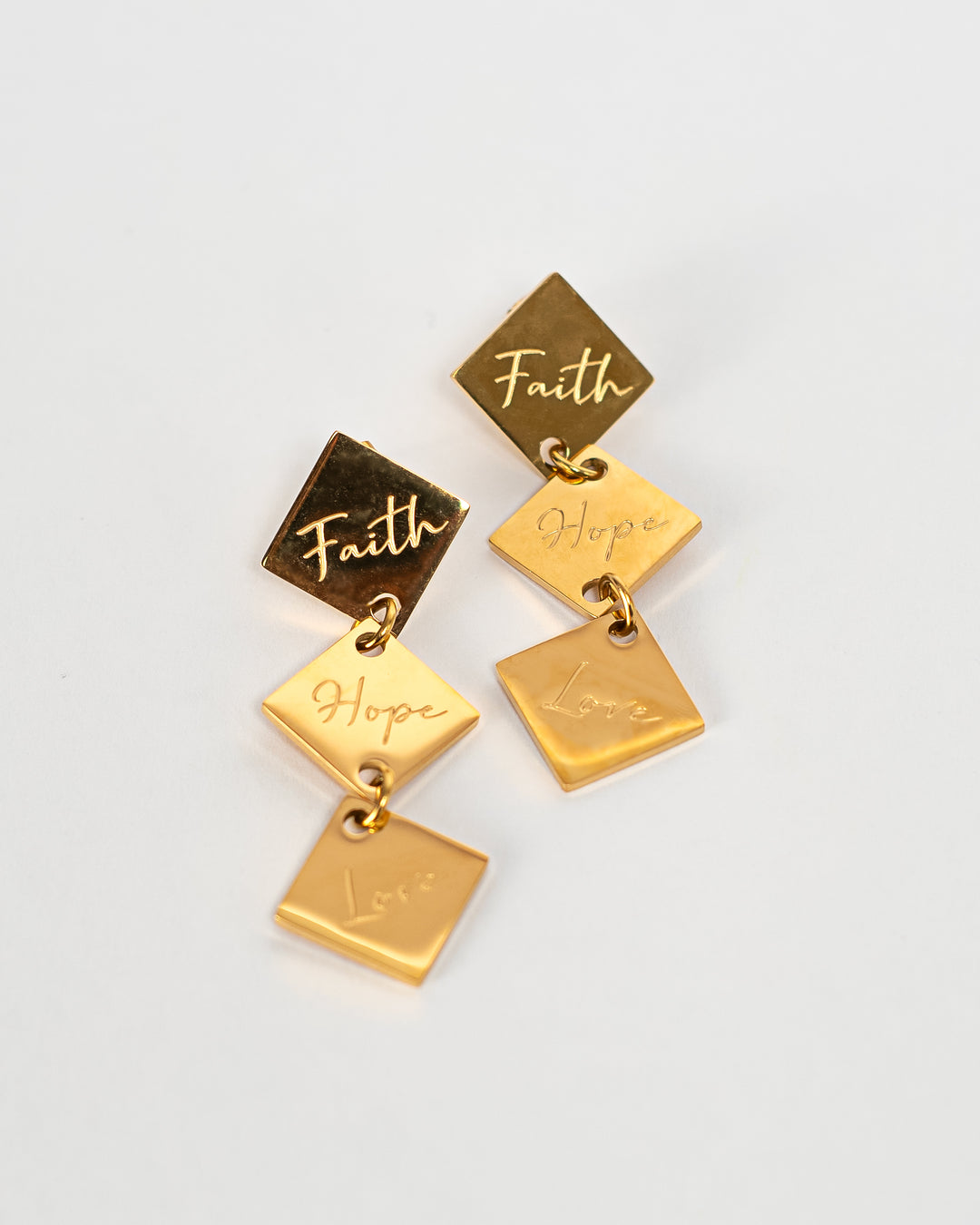 "Faith Hope Love" Earrings