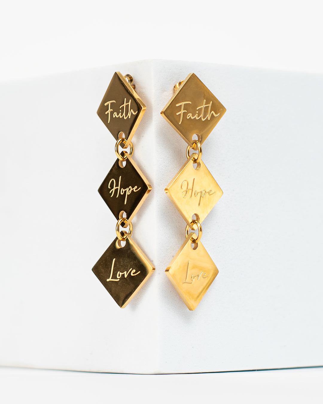 "Faith Hope Love" Earrings
