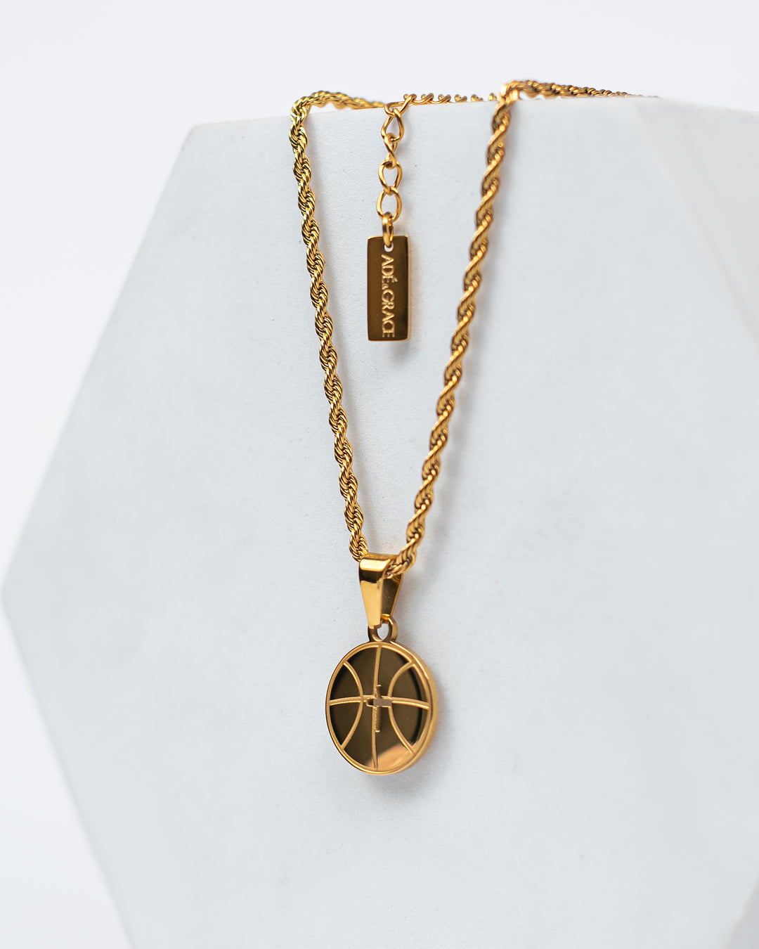 "Basketball x Cross" Necklace