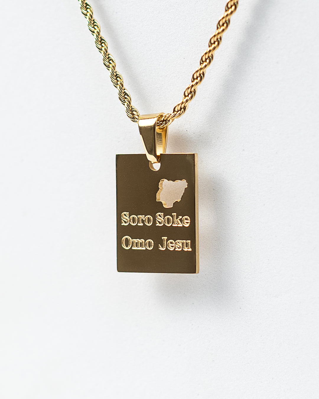 "Soro Soke Omo Jesu" Necklace