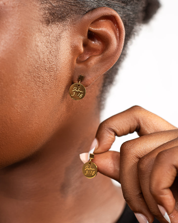 John 3:16 Earrings