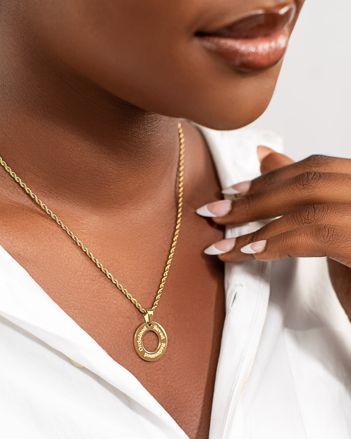 “Ordained, Saved, Redeemed” Necklace