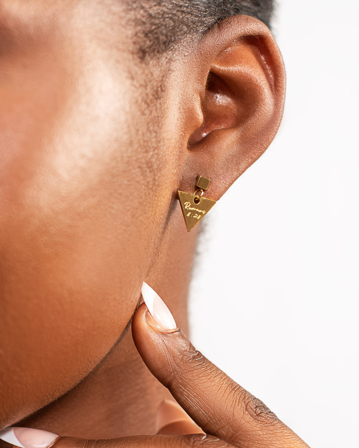 Romans 8:28 Earrings