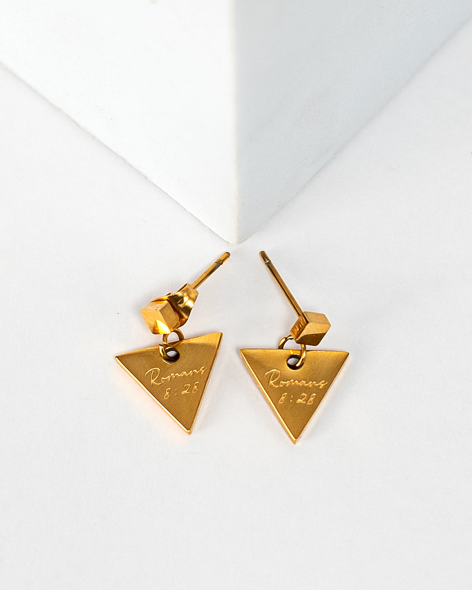 Romans 8:28 Earrings