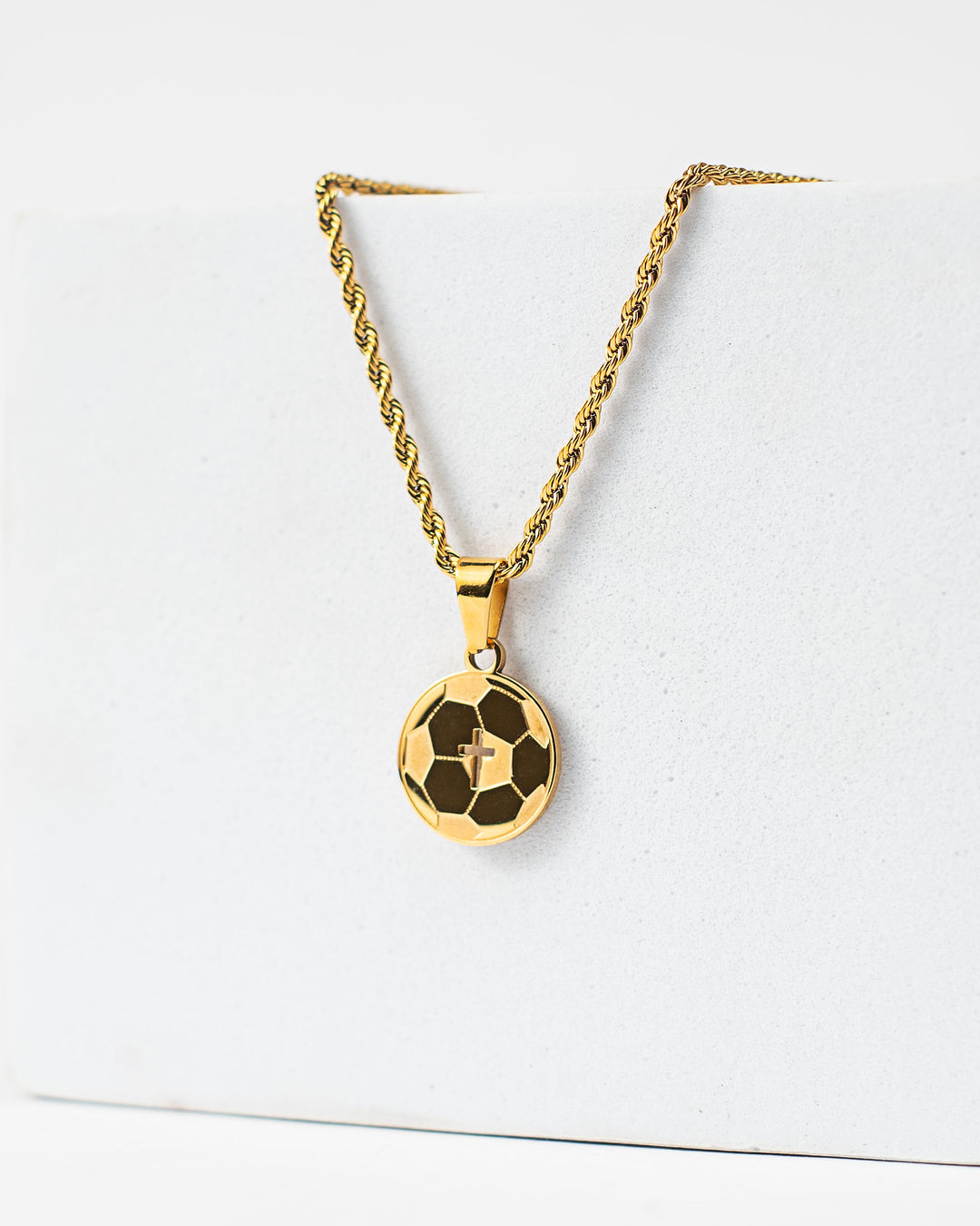 "Soccer x Cross" Necklace