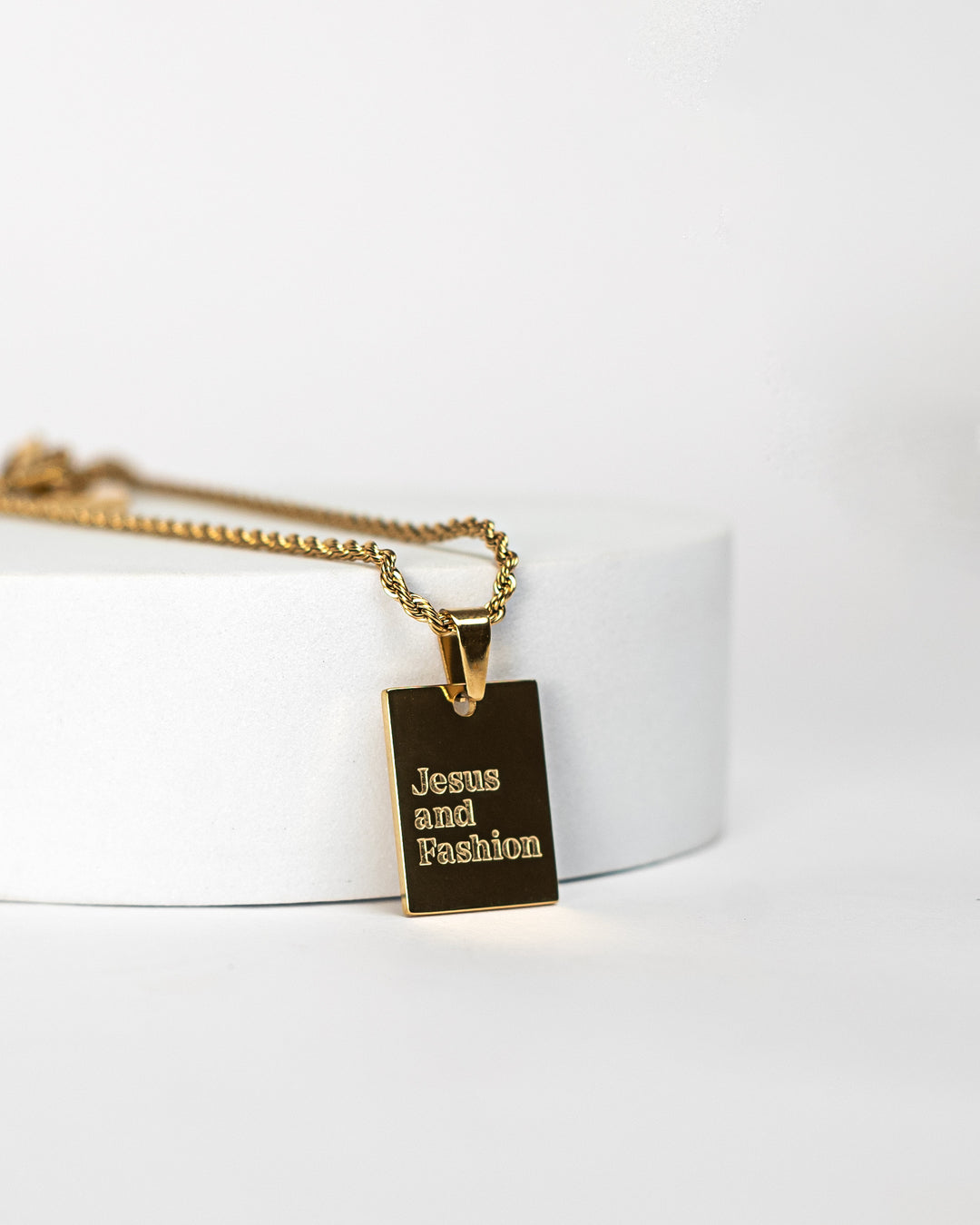 “Jesus & Fashion” Necklace