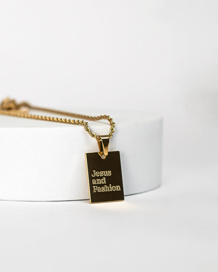 “Jesus & Fashion” Necklace