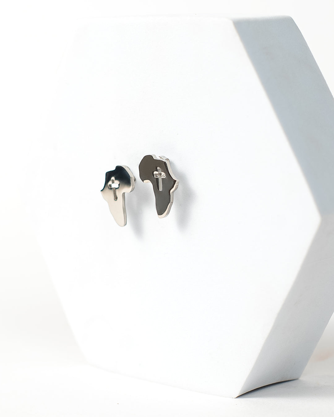 "Africa Cross Stud" Earrings