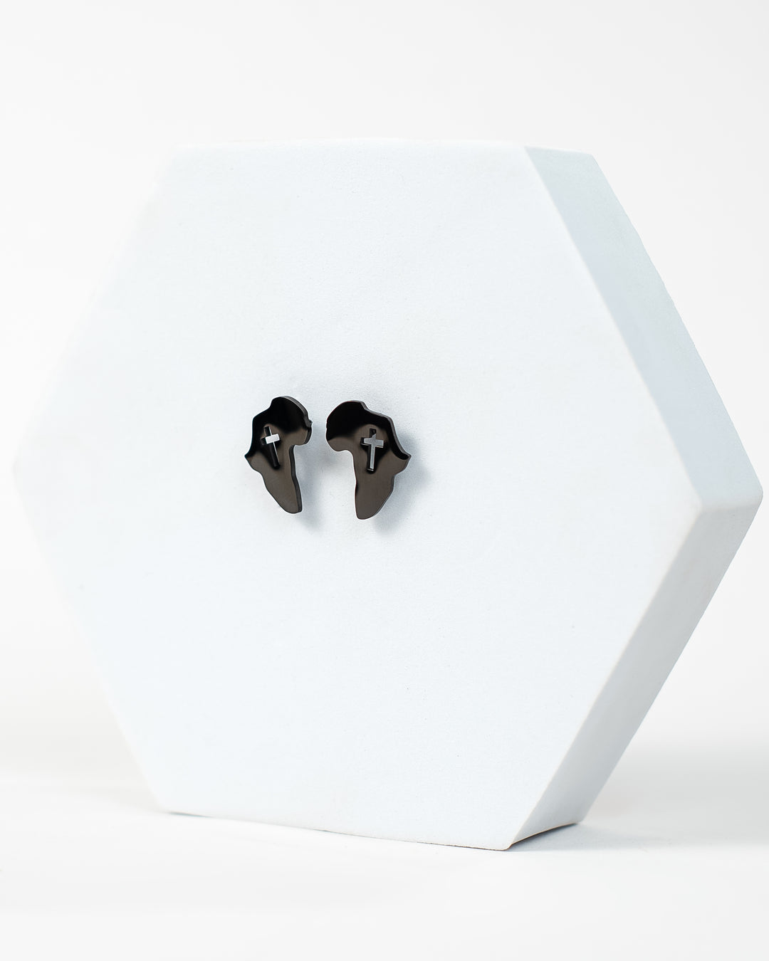 "Africa Cross Stud" Earrings