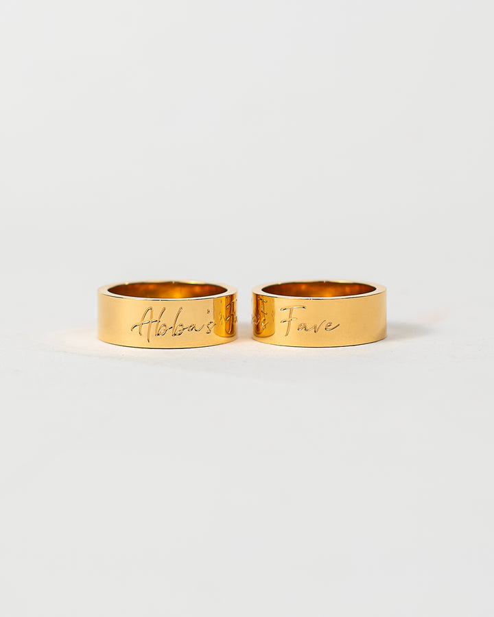"Abba's Fave" Ring
