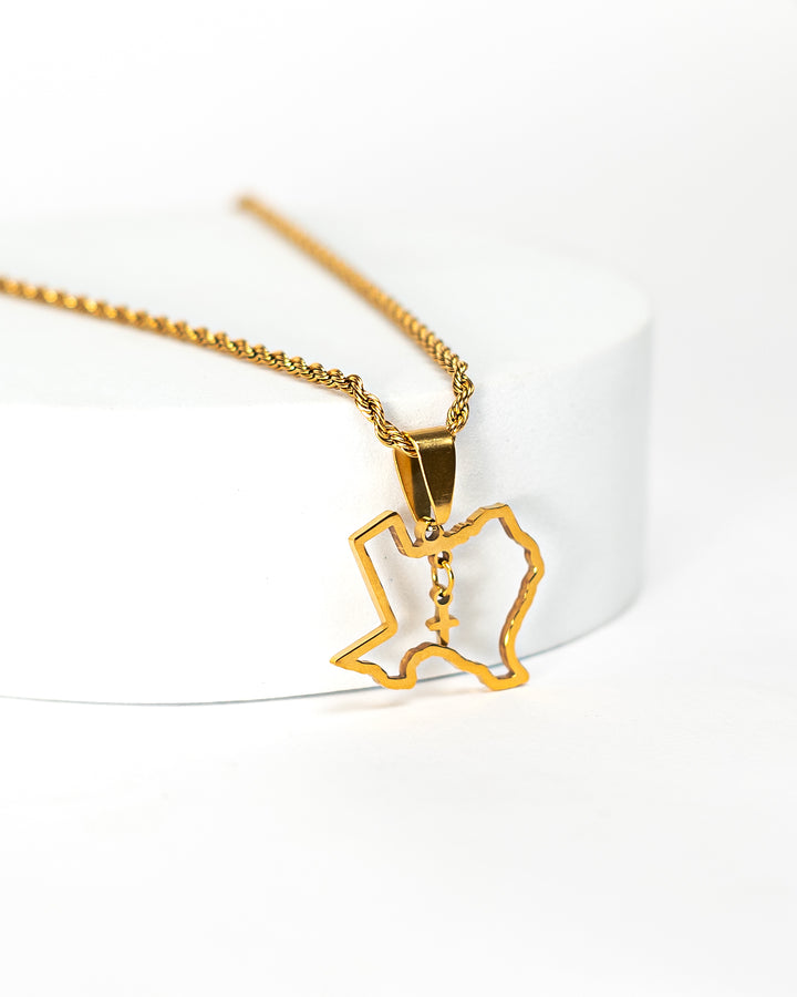 "Texas X Cross" Necklace