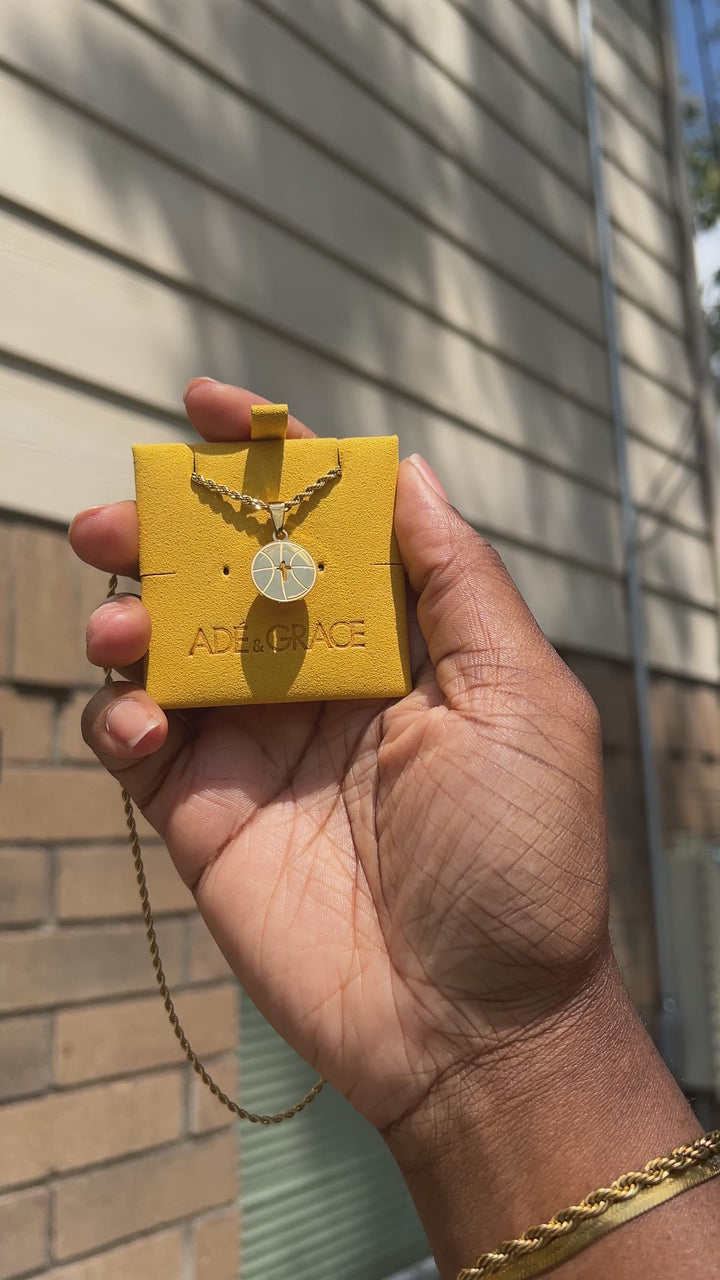 "Basketball x Cross" Necklace