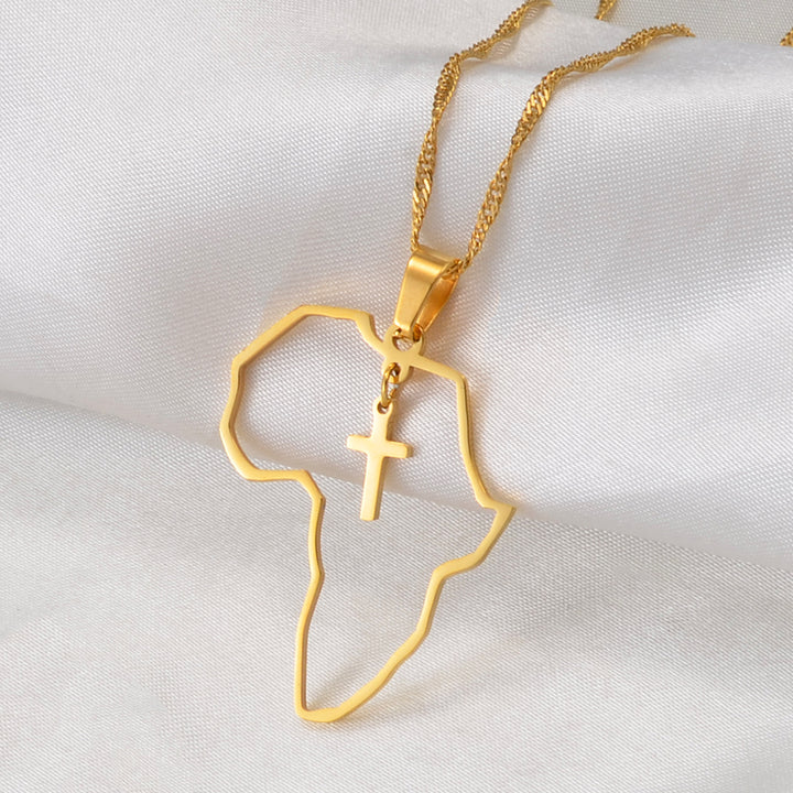 "Africa X Cross" Necklace