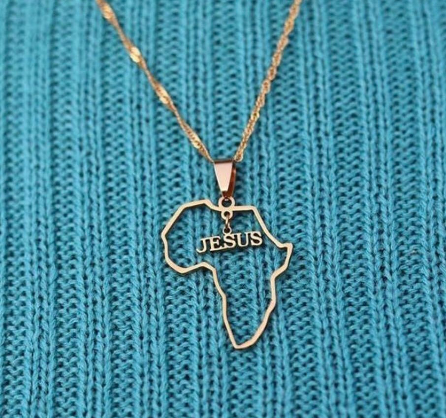 "Africa X Jesus" Necklace